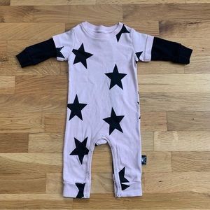 Nununu Powder Pink Star Playsuit
